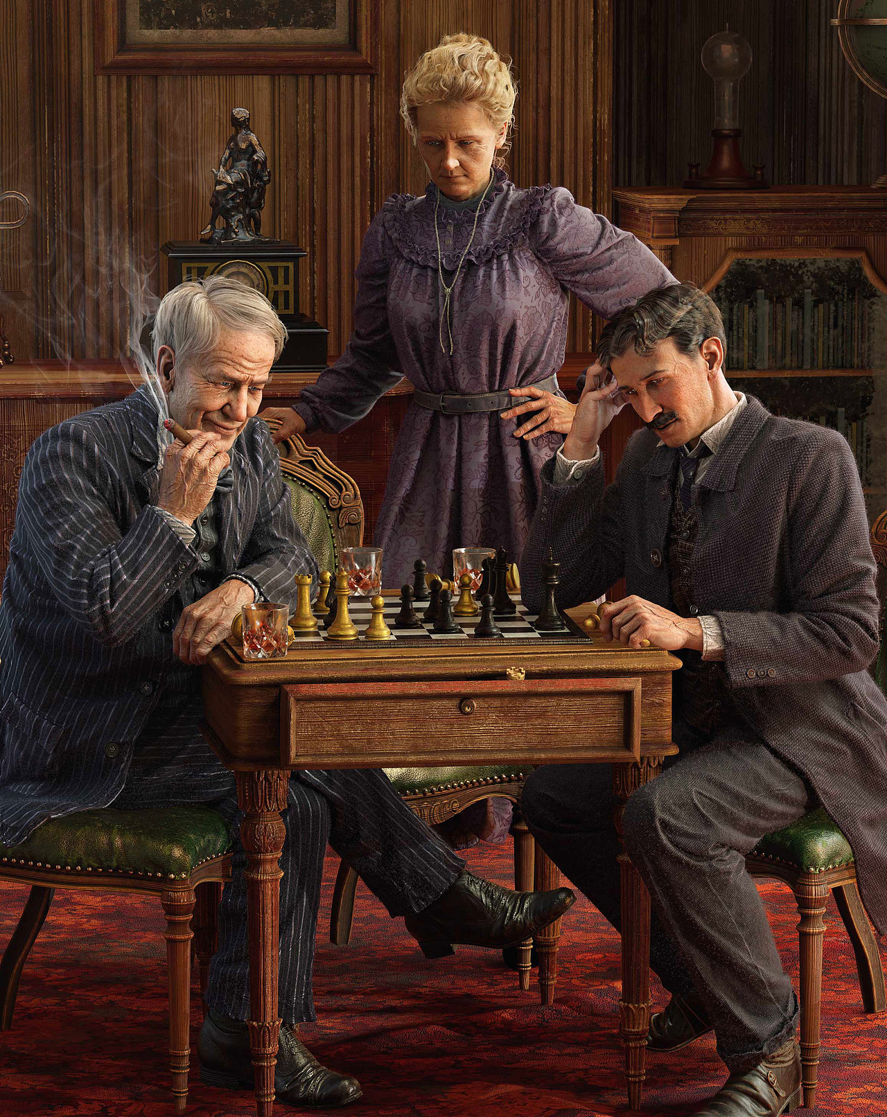 棋局（图ZMzEwNDAzNjQ0） - 人物/生物 - 站酷设计师刁兆明原创素材 - 站酷ZCOOL