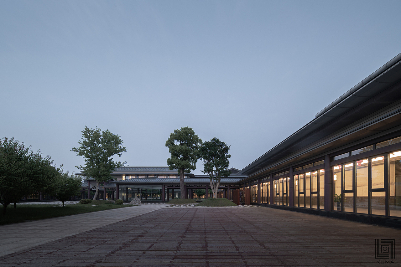 龙子湖迎宾馆|汉唐之风,四水归堂,五方相连