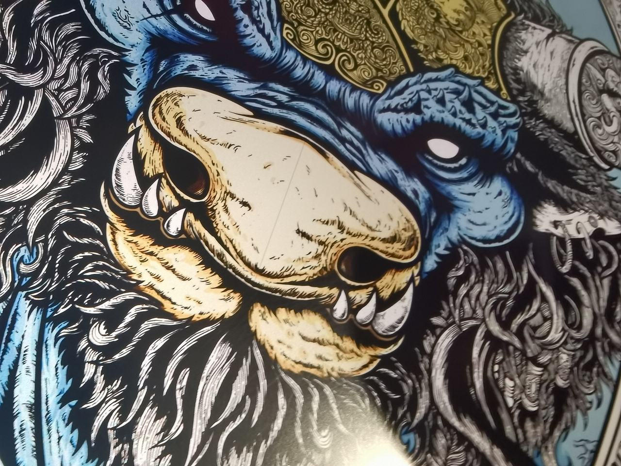 2023.11.08毣柞山海-西山经-太华山-山神(特写)