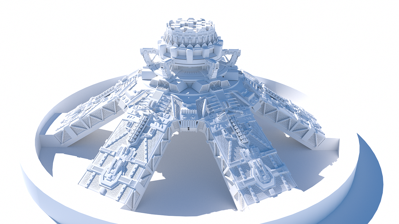 C4D建模练习 硬表面建模