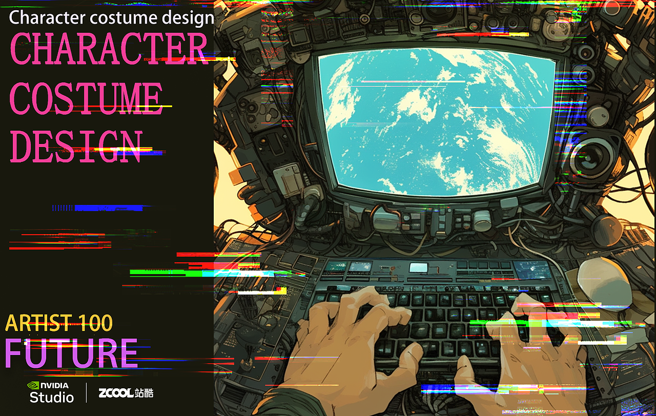 时空中的旅行Time travel（future未来人物形象方向）（图ZMzY3MDY3MDg4） - AI作品 - 站酷设计师桂桂Jane原创素材 - 站酷ZCOOL