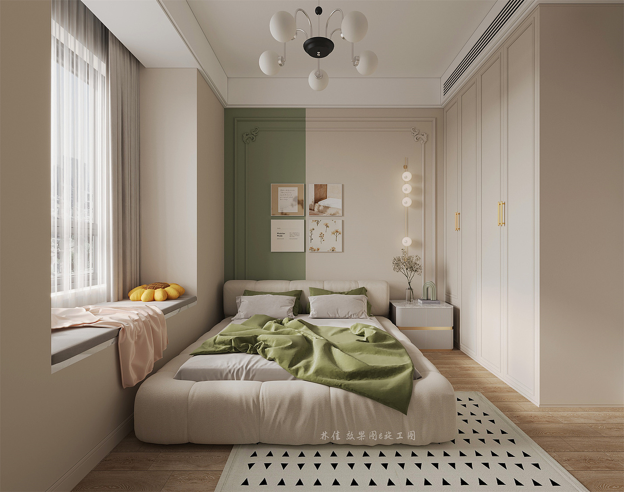 当现代风遇上法式,优雅治愈各占一半