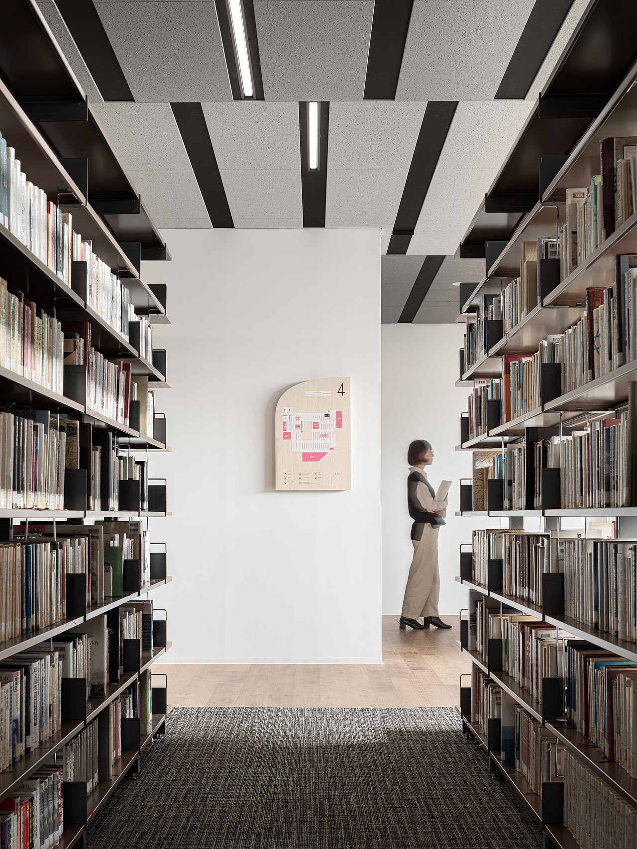 萁面市立图书馆剧场——标识设计 wayfinding system