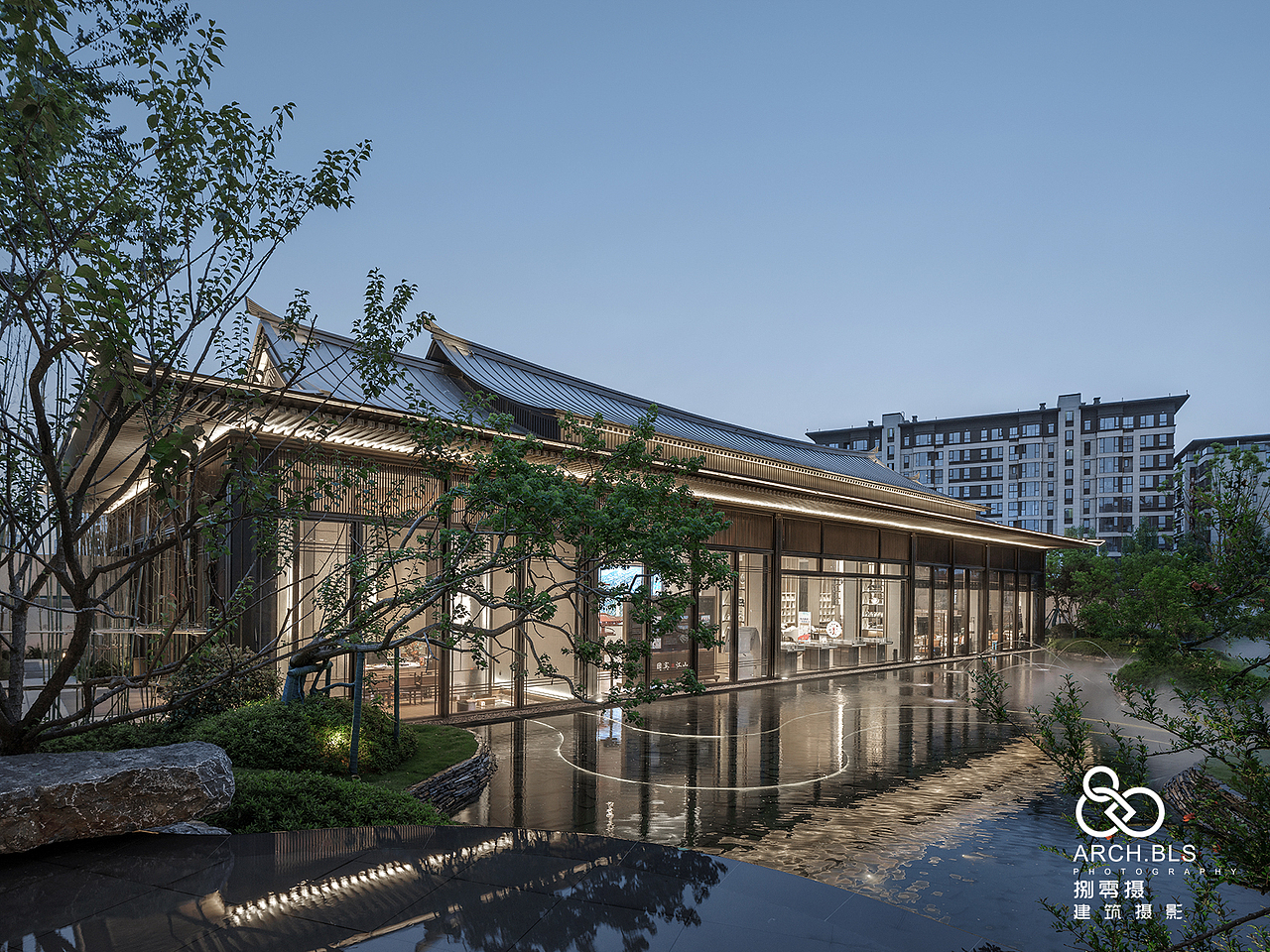 蜀园宋韵丨成都交投电建 · 国宾江山,景观摄影（图ZMzM4NzAyOTI4） - 环境/建筑摄影 - 站酷设计师建筑空间摄影镇东原创素材 - 站酷ZCOOL