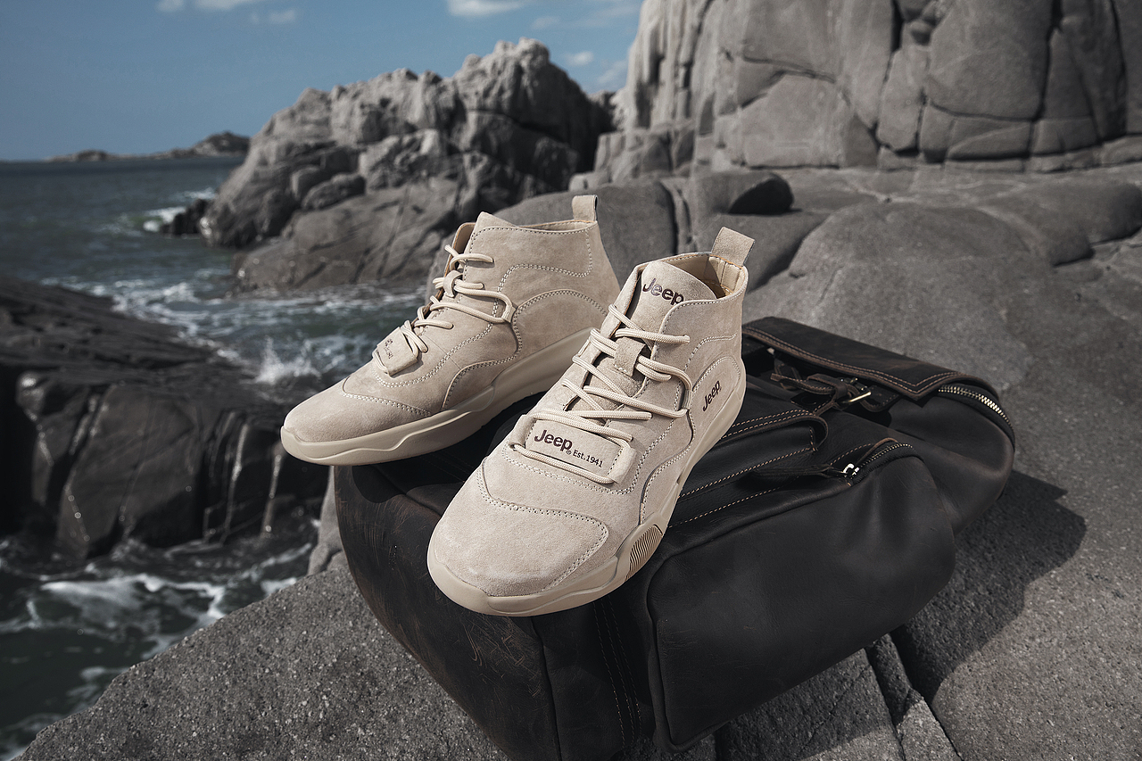 Jeep休闲鞋静物拍摄（图ZMzQwNjMxMDY4） - 产品摄影 - 站酷设计师木已MuYi原创素材 - 站酷ZCOOL