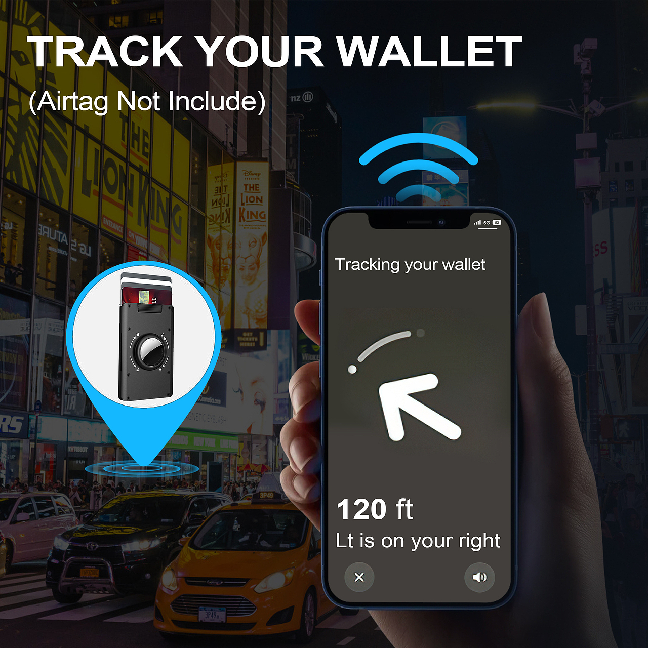 男士卡包钱包  Airtag 卡包 0788