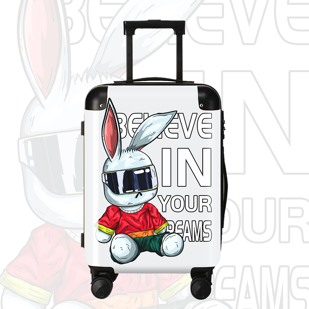 原创插画 潮牌兔子 带墨镜的兔子