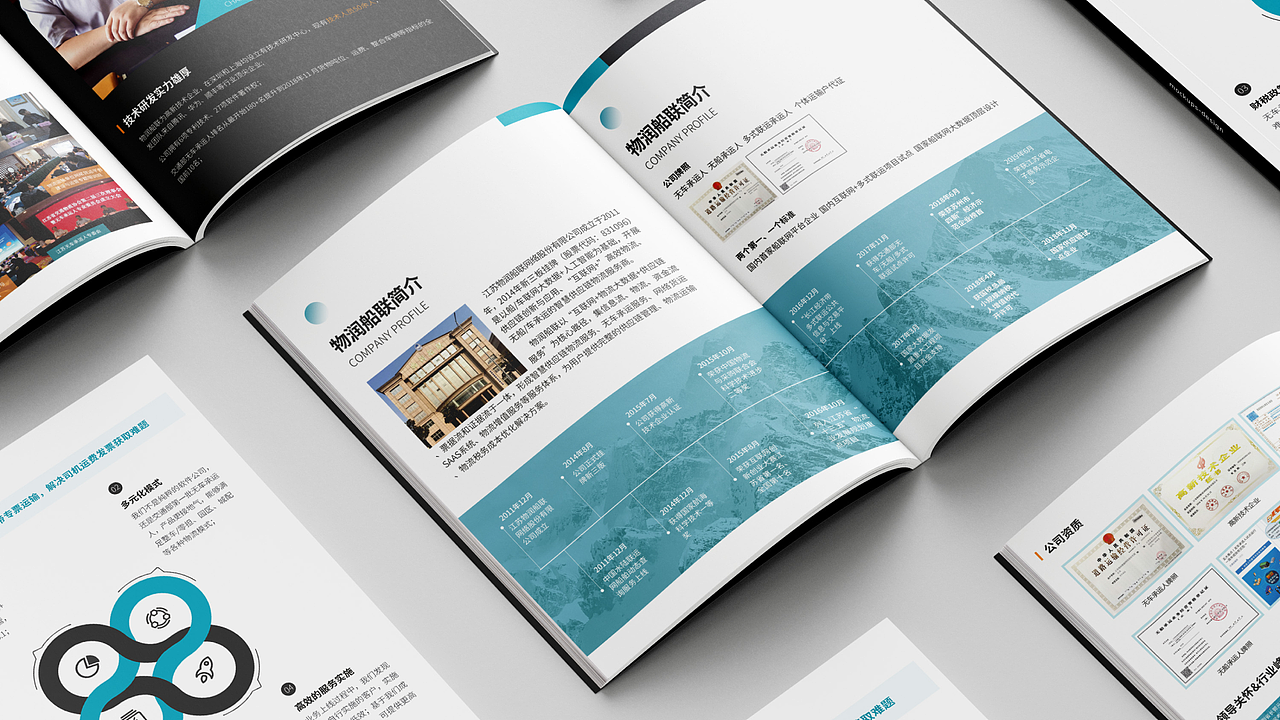 平面画册-物润SaaS业务 撮合业务宣传画册