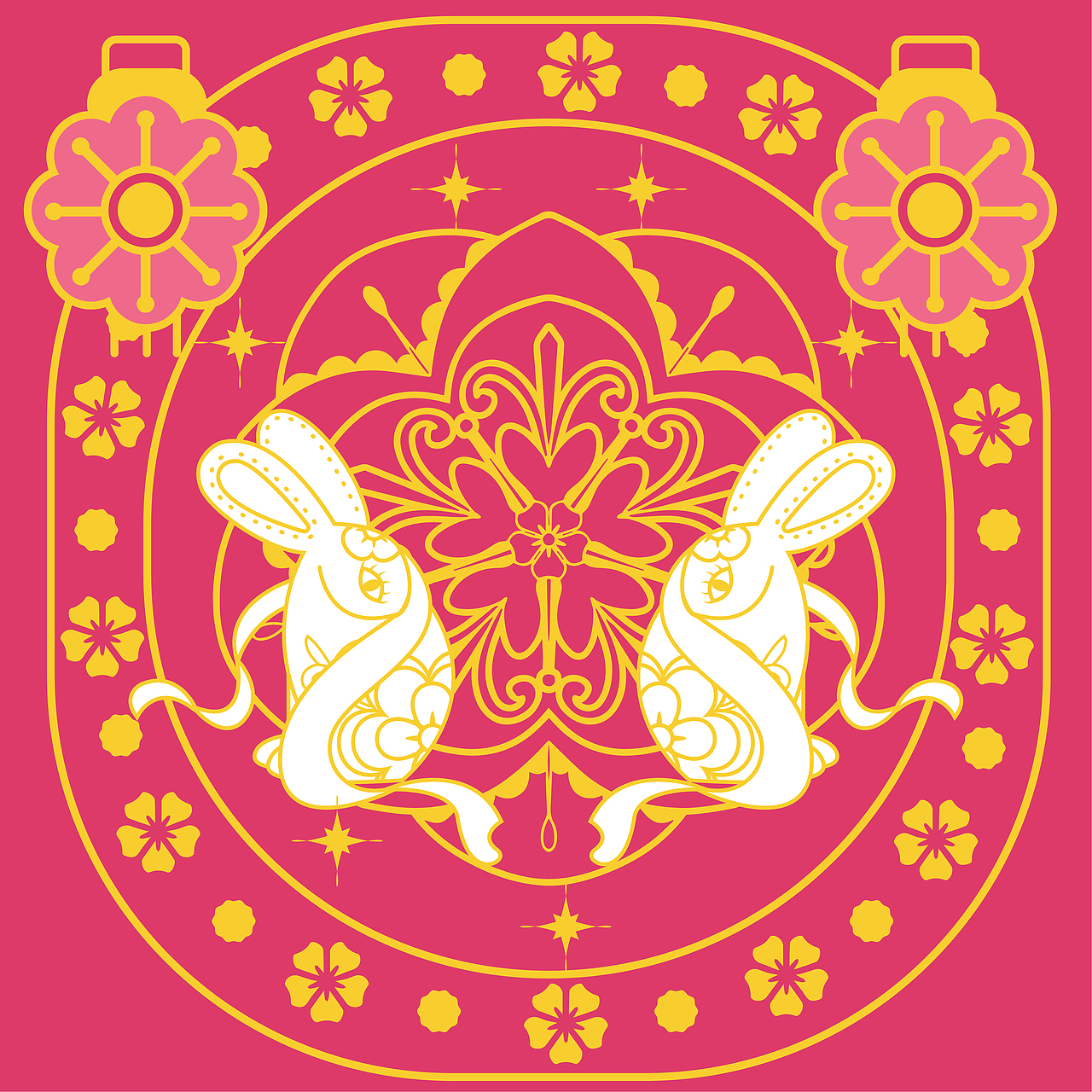 兔年大展宏图（图ZMzI3MDQxNzMy） - 商业插画 - 站酷设计师ketty仪原创素材 - 站酷ZCOOL