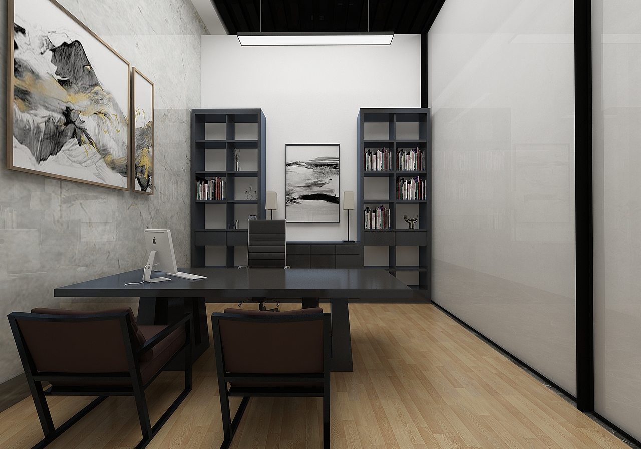 接待大厅3D效果图