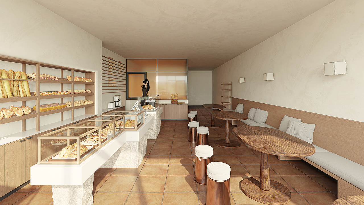日常搬砖系列 | VRay-面包店（图ZMzE2Mjc3ODc2） - 家装设计 - 站酷设计师漫反设丨洋洋彡丶原创素材 - 站酷ZCOOL