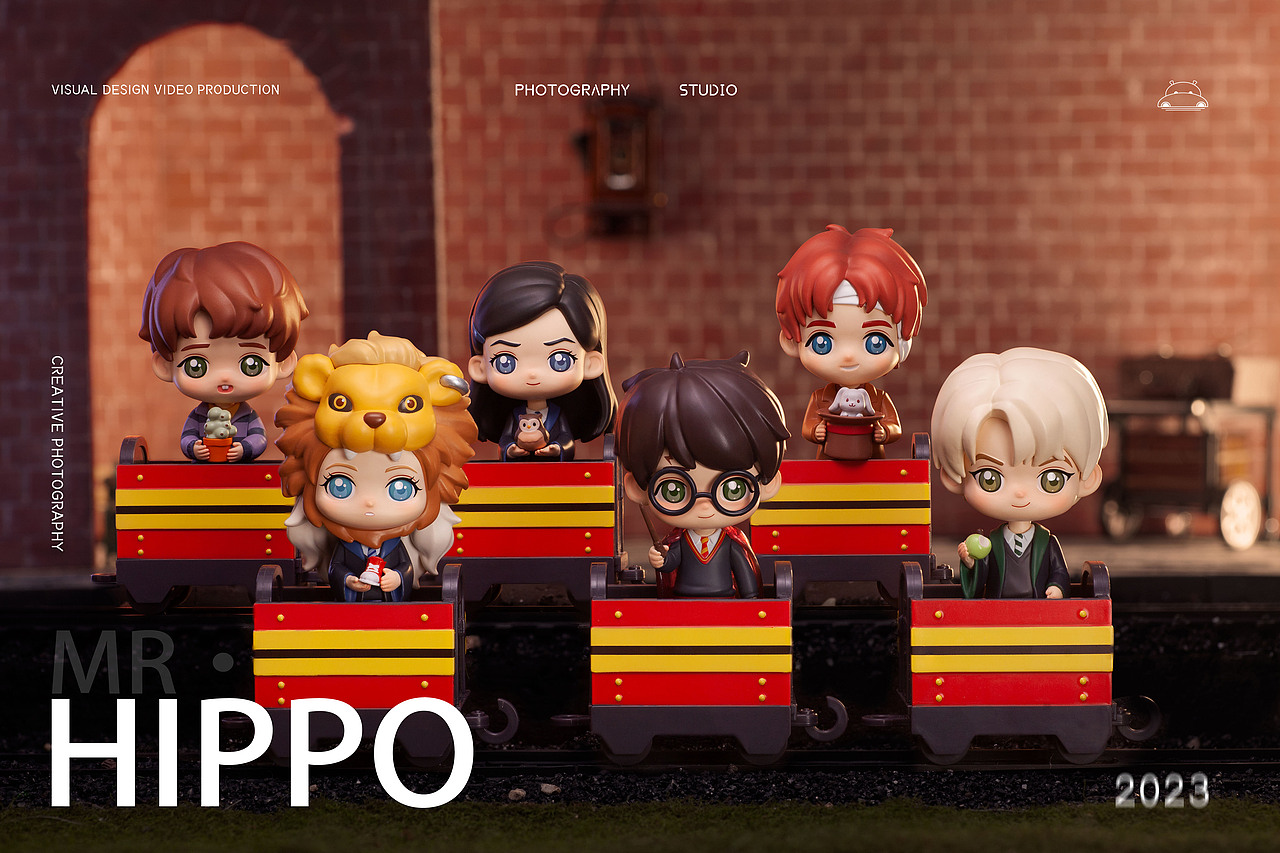 盲盒摄影-POPMART哈利波特开往霍格沃茨系列