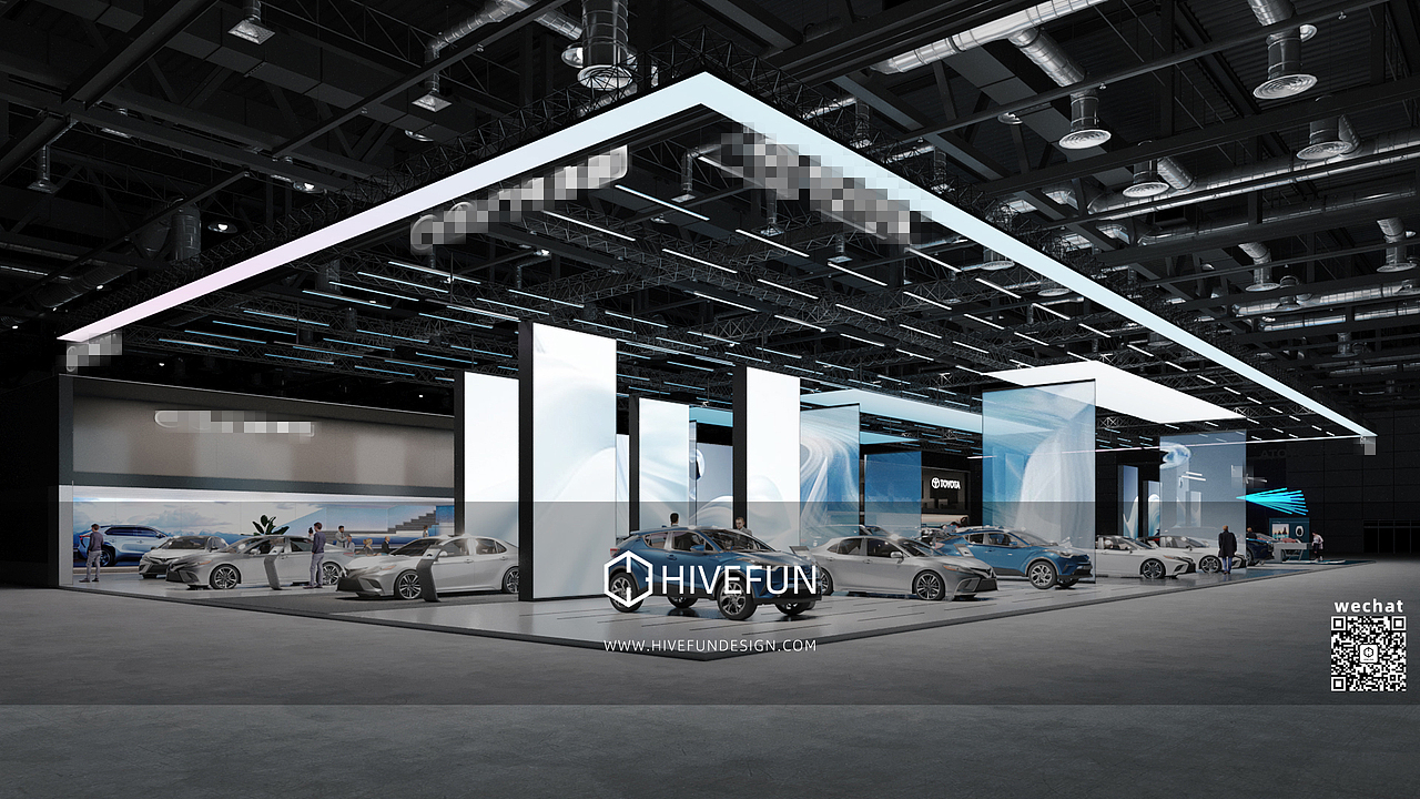 车展创意设计（图ZMzIzNjEyMzg4） - 展陈设计 - 站酷设计师HiveFundesign原创素材 - 站酷ZCOOL