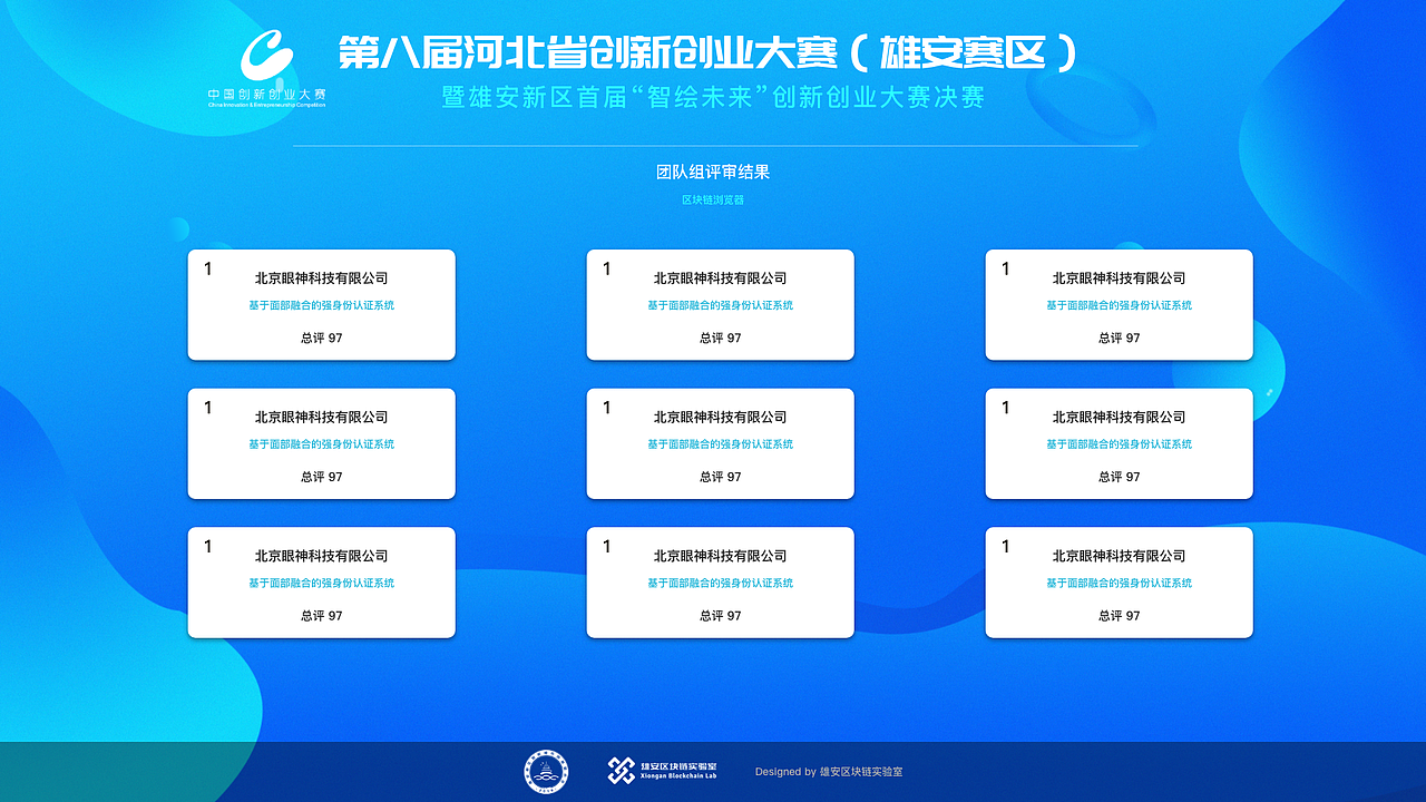 雄安新区创新创业项目区块链智能评审系统（图ZMzY0NjQyMzQ4） - 企业官网 - 站酷设计师唐诗同学原创素材 - 站酷ZCOOL
