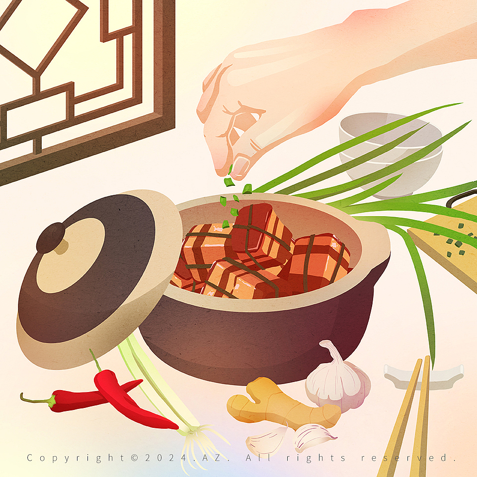 年俗插画（图ZMzYxMDQzOTEy） - 商业插画 - 站酷设计师阿哲AZ原创素材 - 站酷ZCOOL