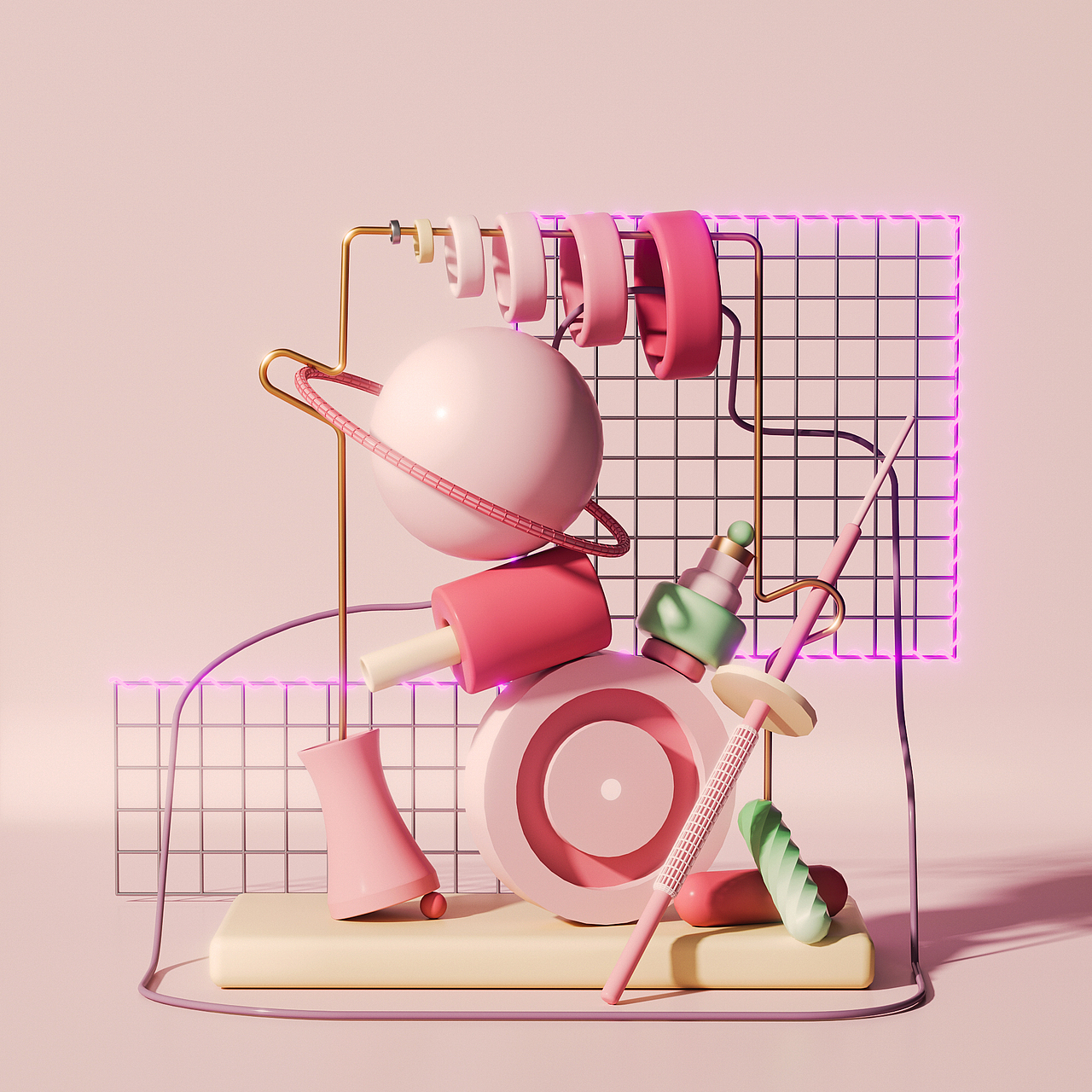 某童鞋的C4D课堂06期【学生作业一】