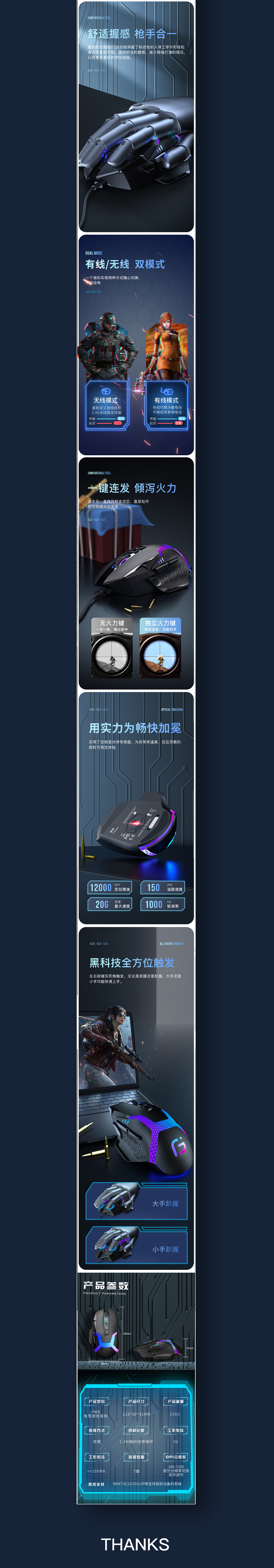 天猫鼠标详情案例（图ZMzI1NDM3MTY4） - 修图/后期 - 站酷设计师久浠摄影工作室原创素材 - 站酷ZCOOL