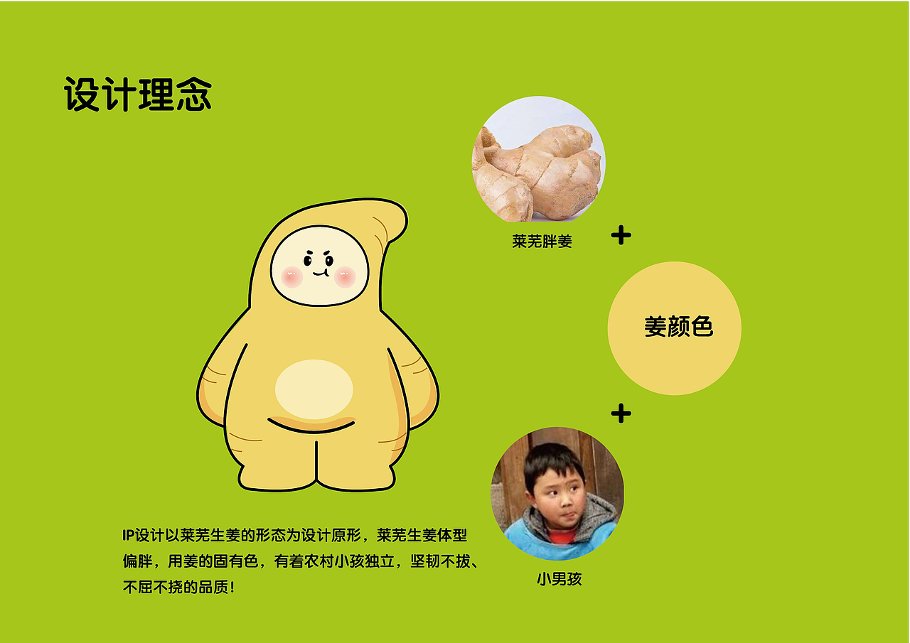 生姜品牌IP形象设计
