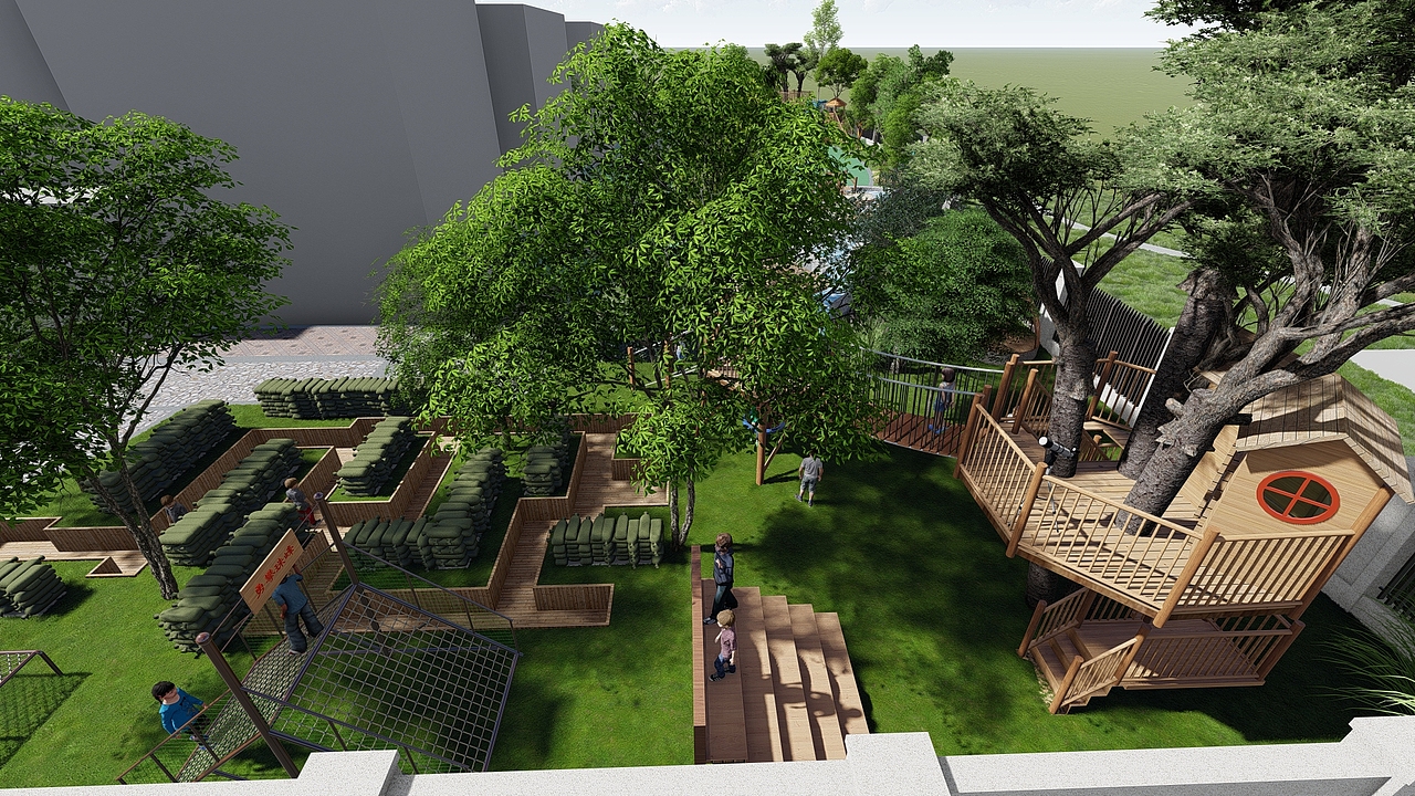 幼兒園軍事活動(dòng)區(qū)（圖ZMzU4MDA5ODMy） - 商業(yè)空間設(shè)計(jì) - 站酷設(shè)計(jì)師壞鬧鬧原創(chuàng)素材 - 站酷ZCOOL