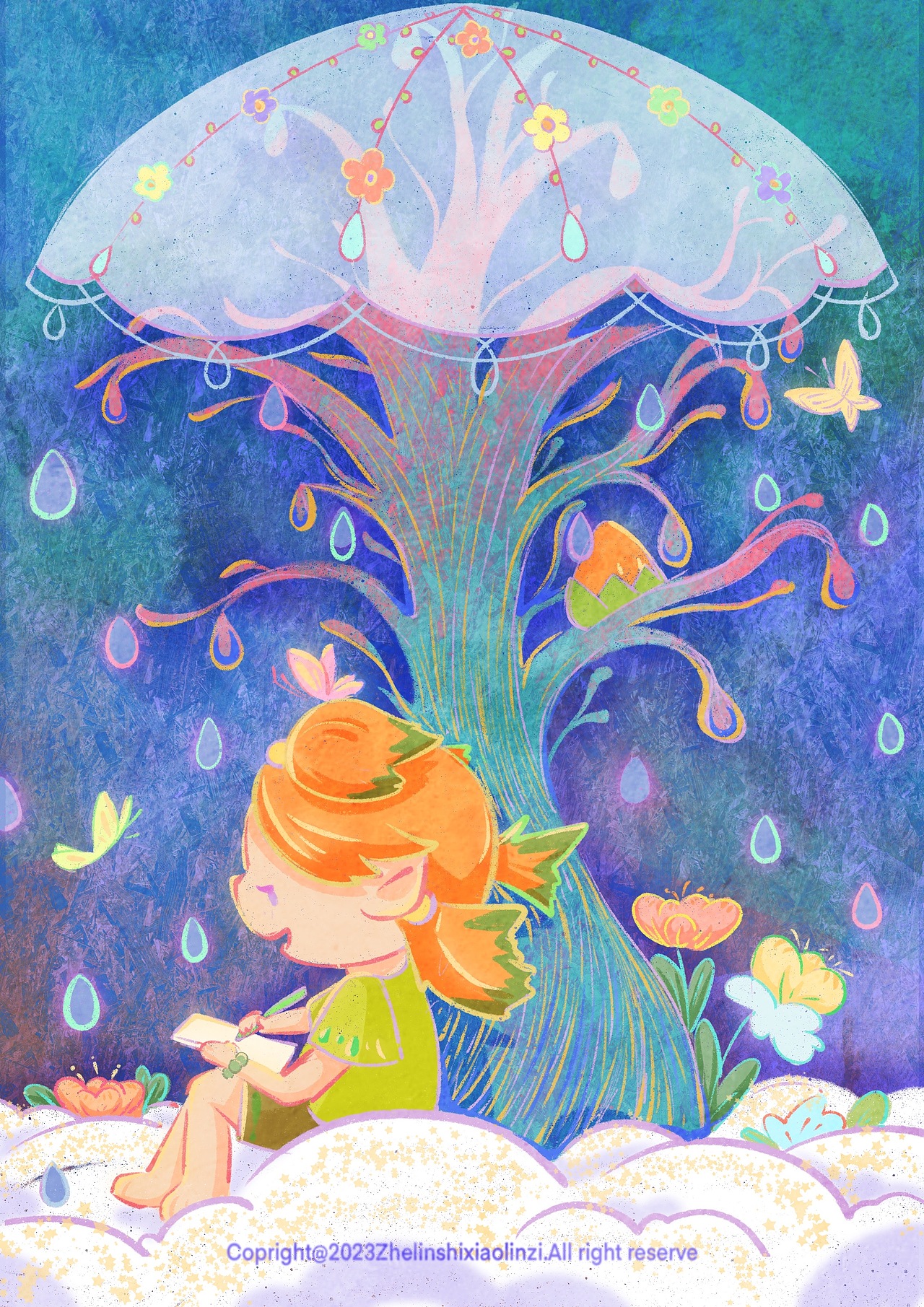 暑忆录 系列插画（图ZMzQ5NTkzNTMy） - 商业插画 - 站酷设计师这里是小林子呀原创素材 - 站酷ZCOOL