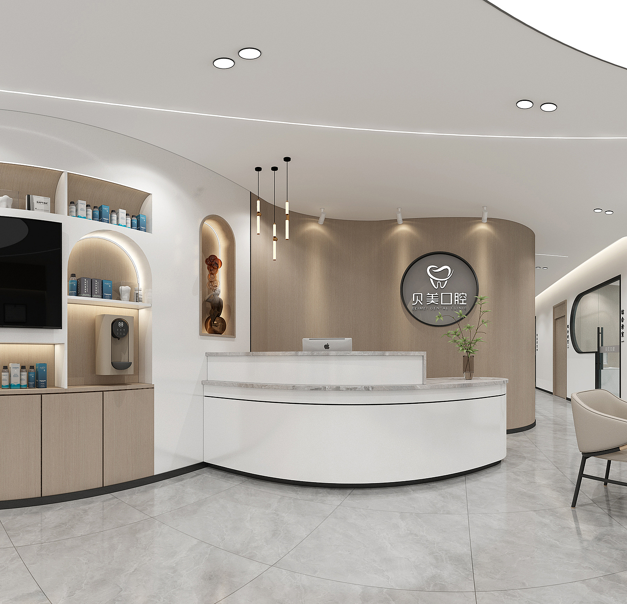 口腔门诊装修设计的意义？打造舒适牙科门诊装修环境！（图ZMzUzOTQ2NTU2） - 商业空间设计 - 站酷设计师河南星蓝装饰原创素材 - 站酷ZCOOL