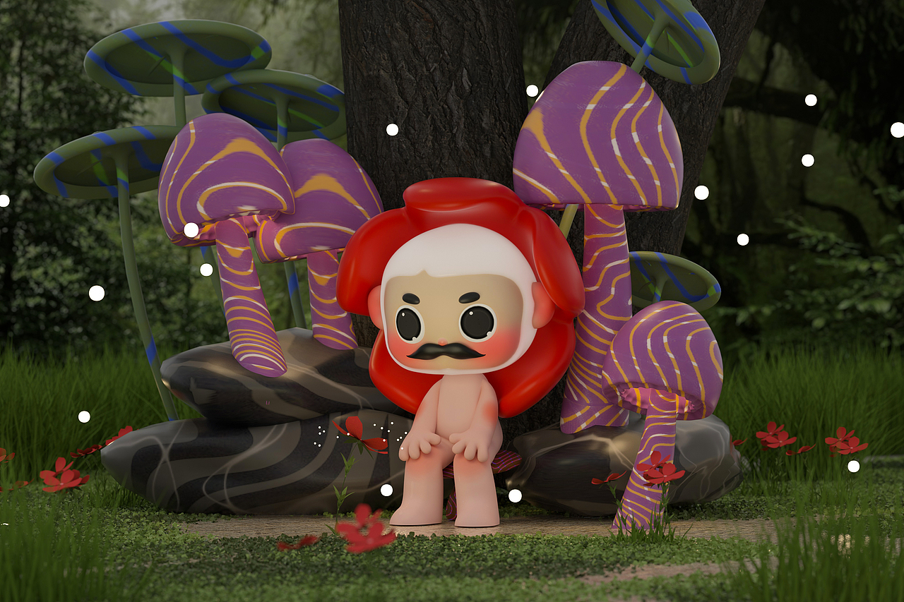 C4D｜个人卡通IP合集（图ZMzE0OTYyNDMy） - 人物/生物 - 站酷设计师安心乌龙茶原创素材 - 站酷ZCOOL