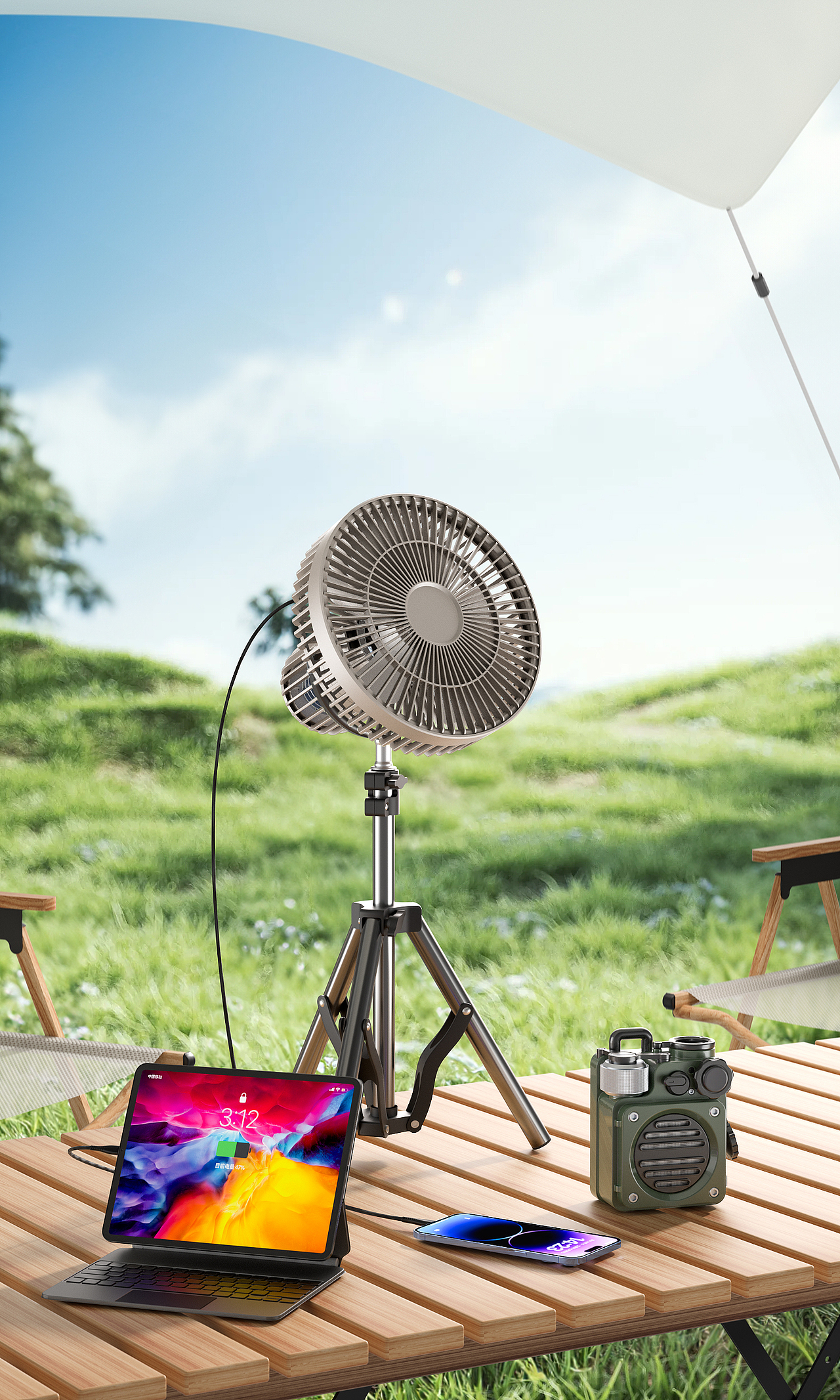 产品渲染〖数据线 / 手机壳 / 耳机 / 户外风扇〗（图ZMzUzOTE3NTA0） - 产品 - 站酷设计师小小年纪小小叽原创素材 - 站酷ZCOOL