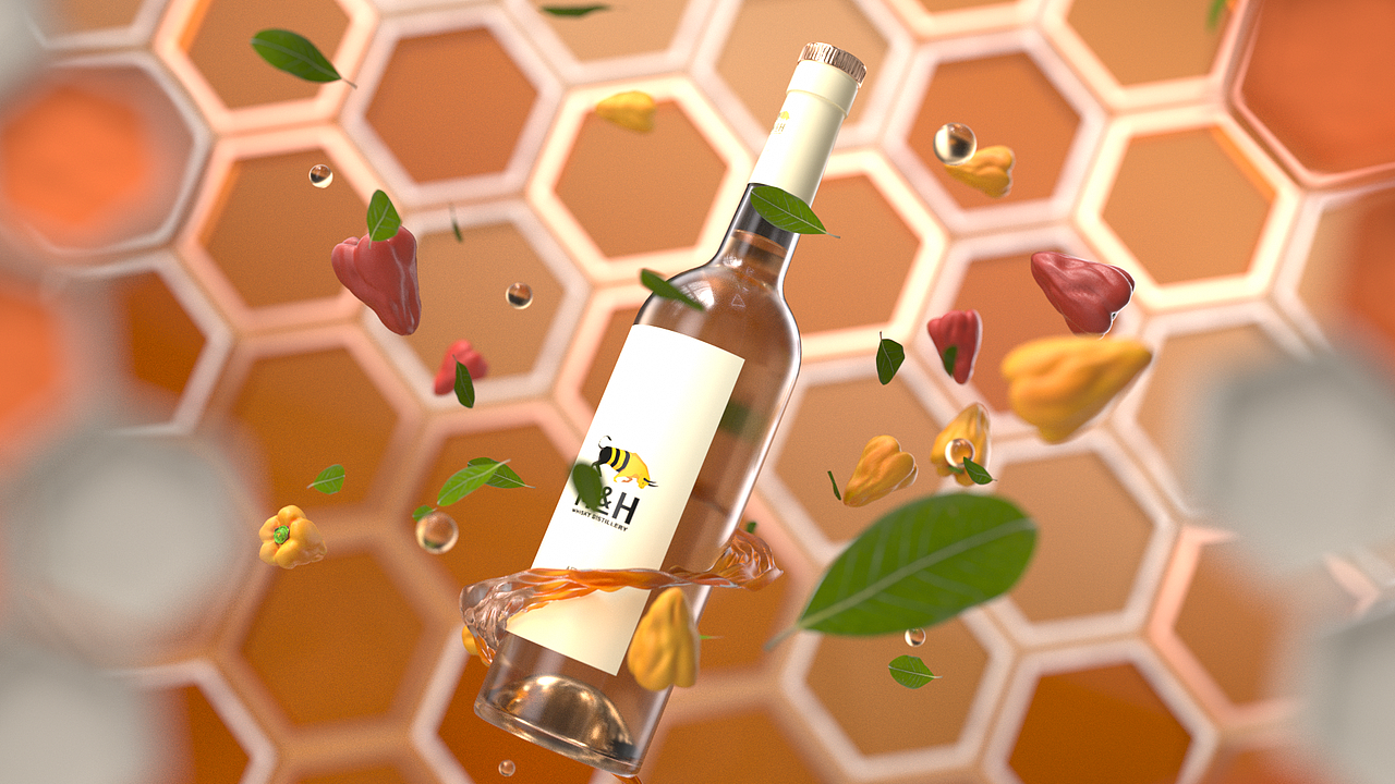 蜂蜜酒动画渲染