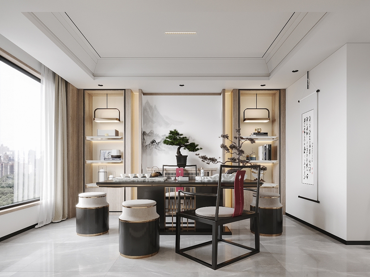 新中式家裝（圖ZMzQ5ODkwNjg0） - 家裝設(shè)計(jì) - 站酷設(shè)計(jì)師Z816902199原創(chuàng)素材 - 站酷ZCOOL