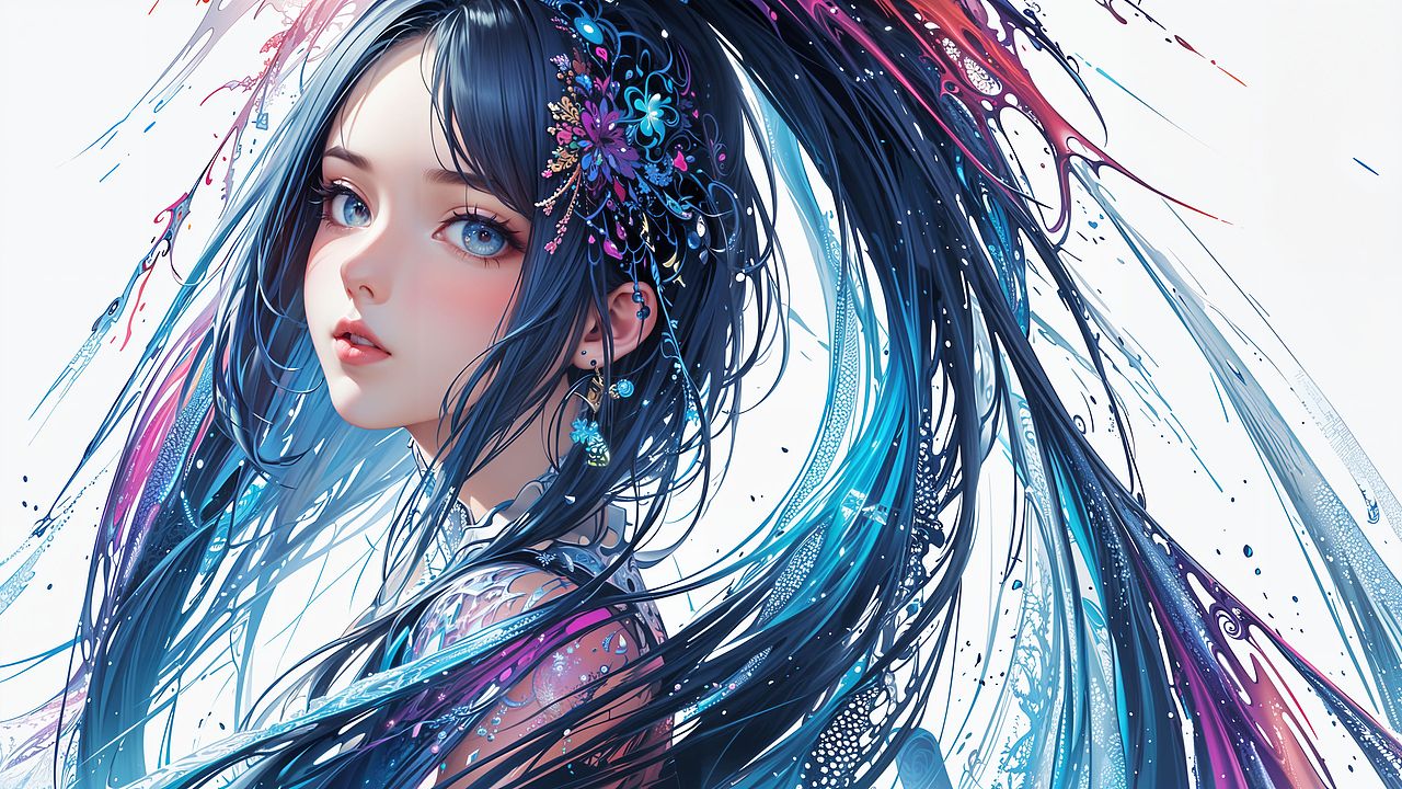 冷傲之花：高冷女神风格壁纸系列展现不羁魅力（图ZMzUxOTMwMDU2） - 游戏原画 - 站酷设计师Z82127263原创素材 - 站酷ZCOOL