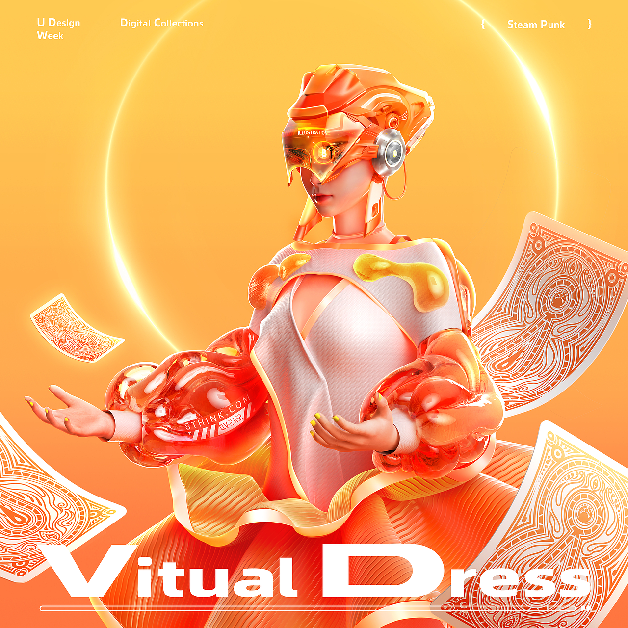 XAE@UDW｜三维数字藏品：蒸汽朋克系列（图ZMzEyMzMyMjE2） - 其他三维 - 站酷设计师XAE空间原创素材 - 站酷ZCOOL