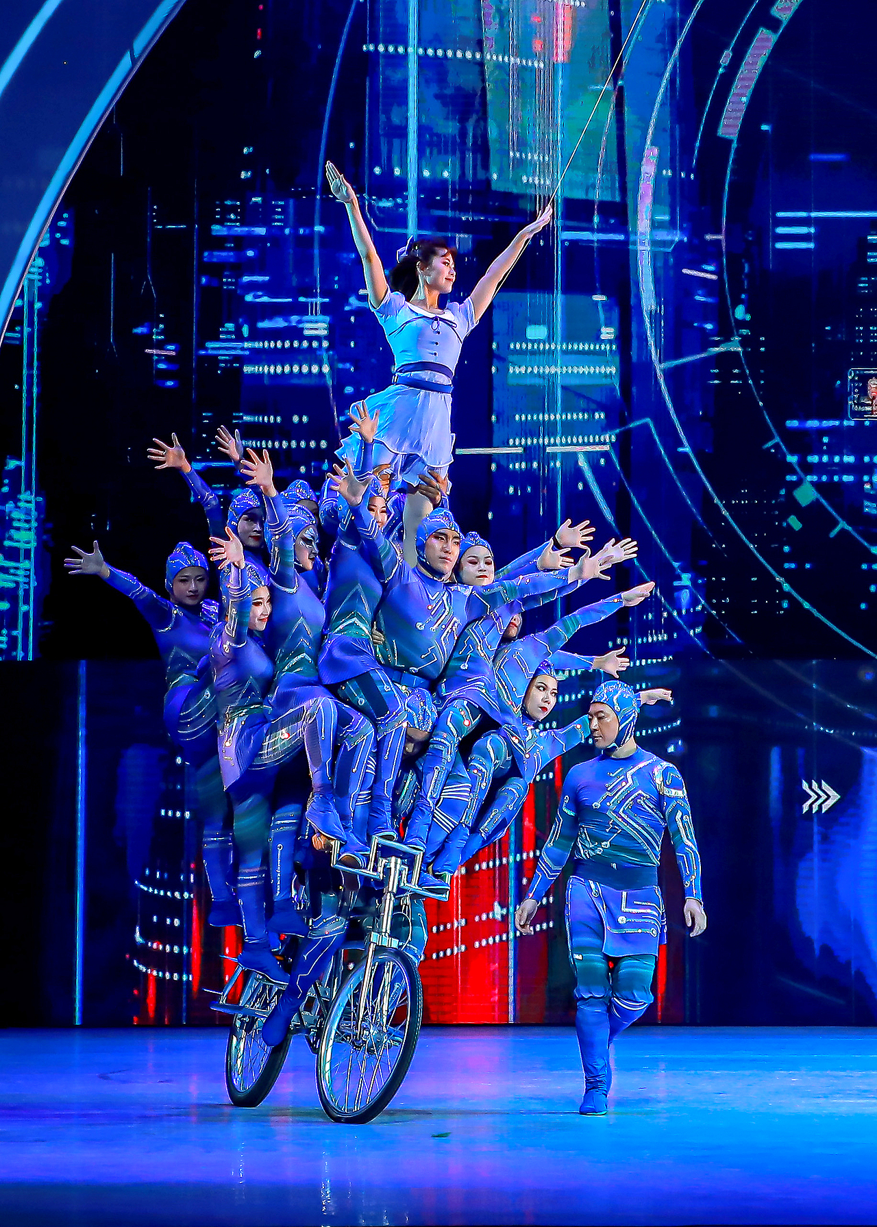 杂技展演 济南市杂技团杂技剧《泉城记忆》