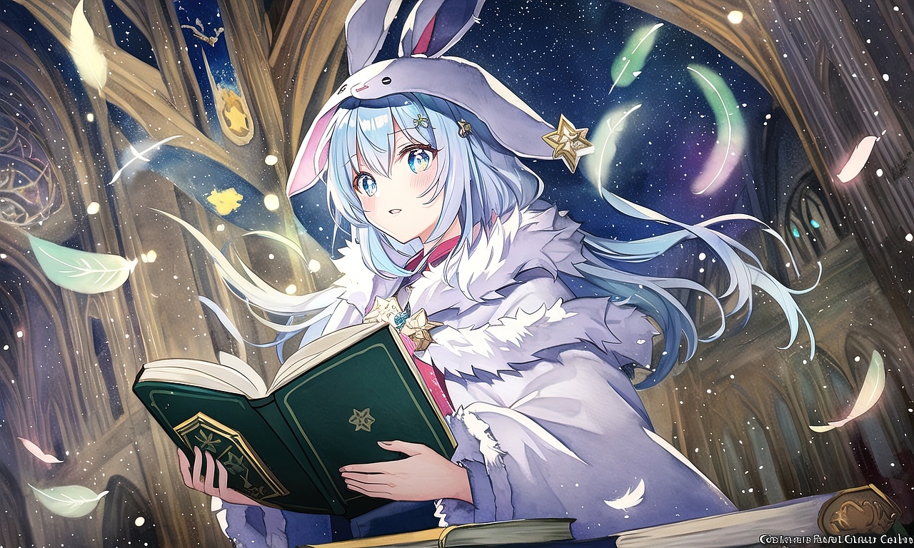 【喵酱AI绘图】魔法书院的管理员