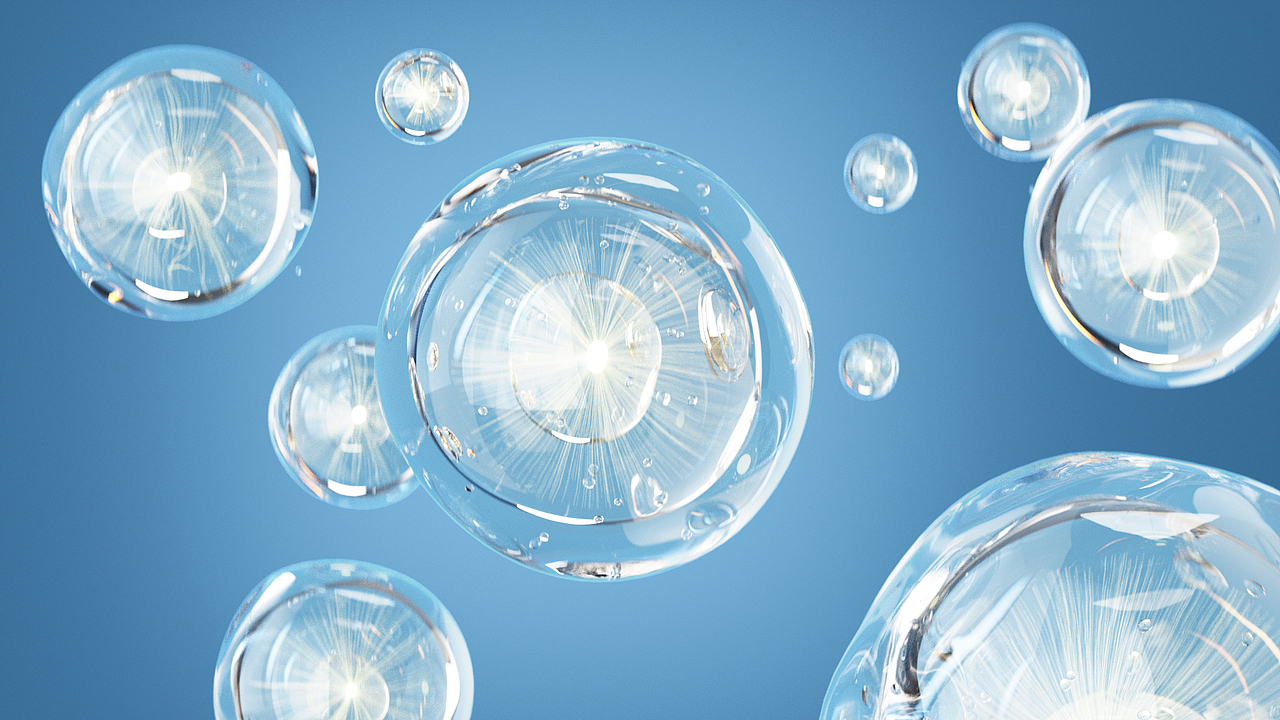 精华液分子渲染