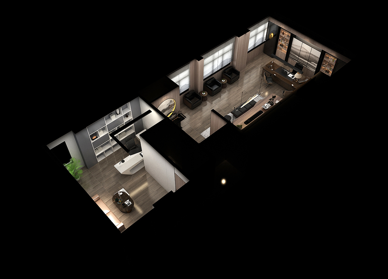 酒店办公室工装