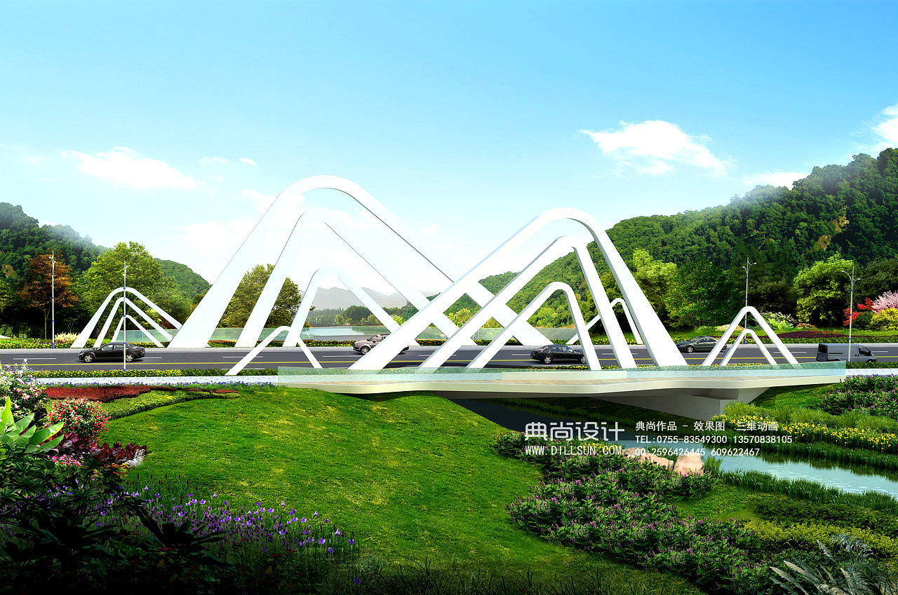 桥梁设计效果图 3
