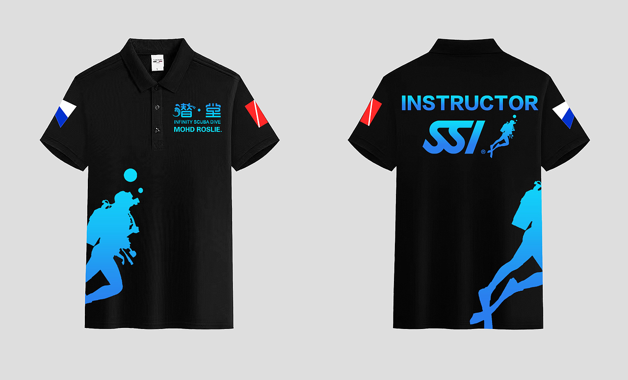 潜堂文化衫及员工服设计