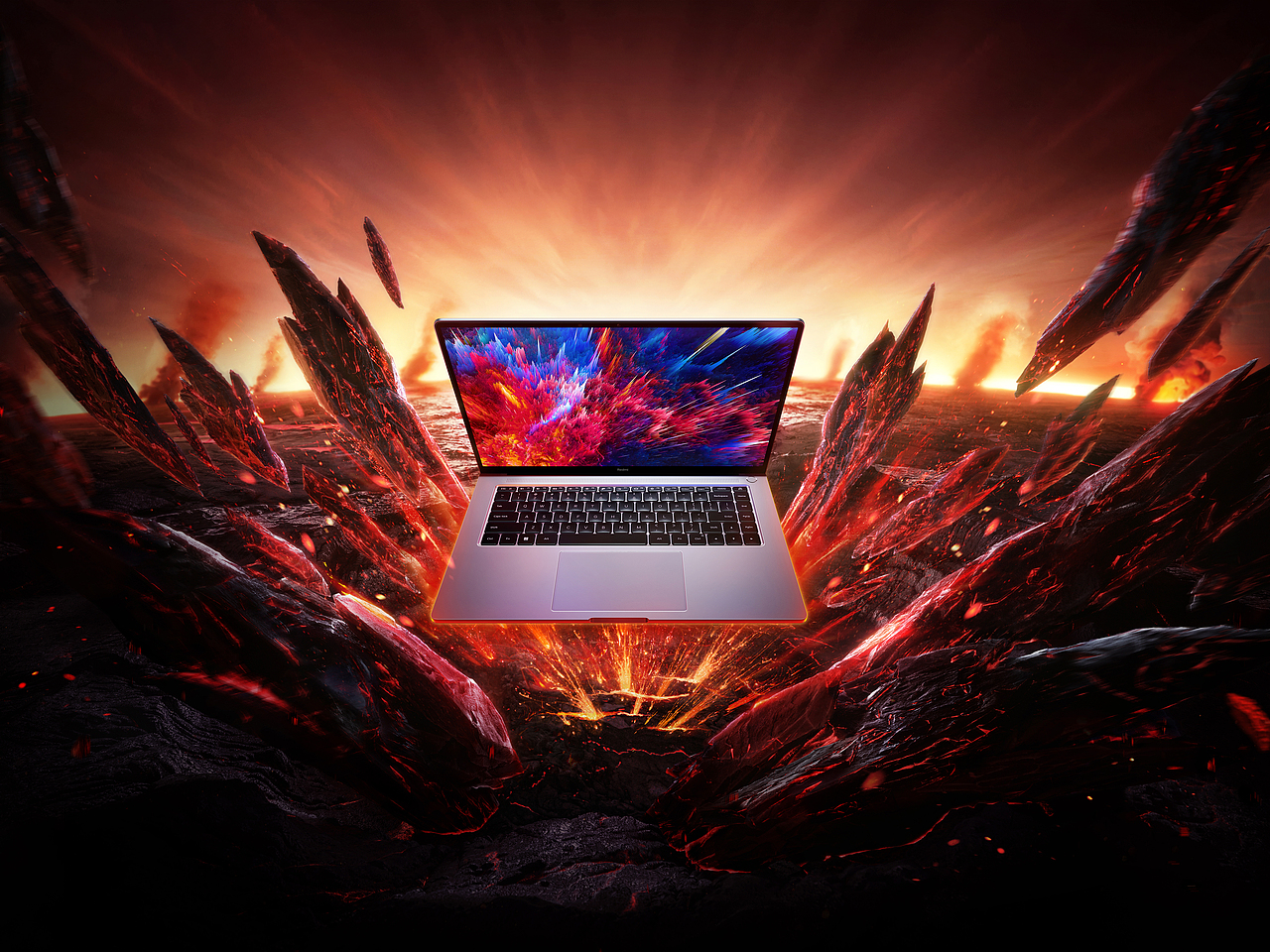 Redmibook pro 2022 笔记本视觉整案(图ZMzE0MjgxODQw) - 电子产品 - 站酷设计师大小说家L原创素材 - 站酷ZCOOL