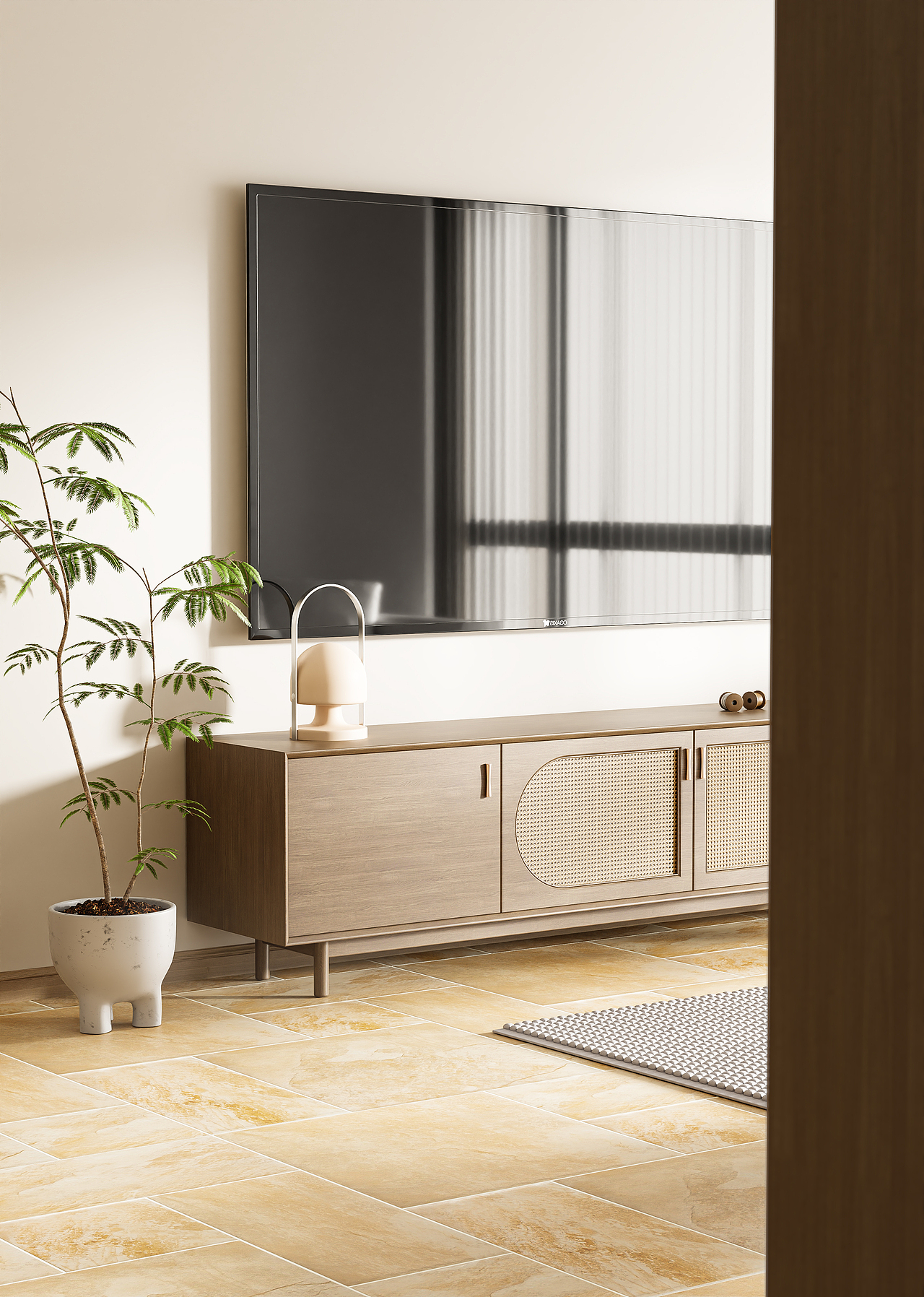 Blender-侘寂风/客厅室内场景渲染