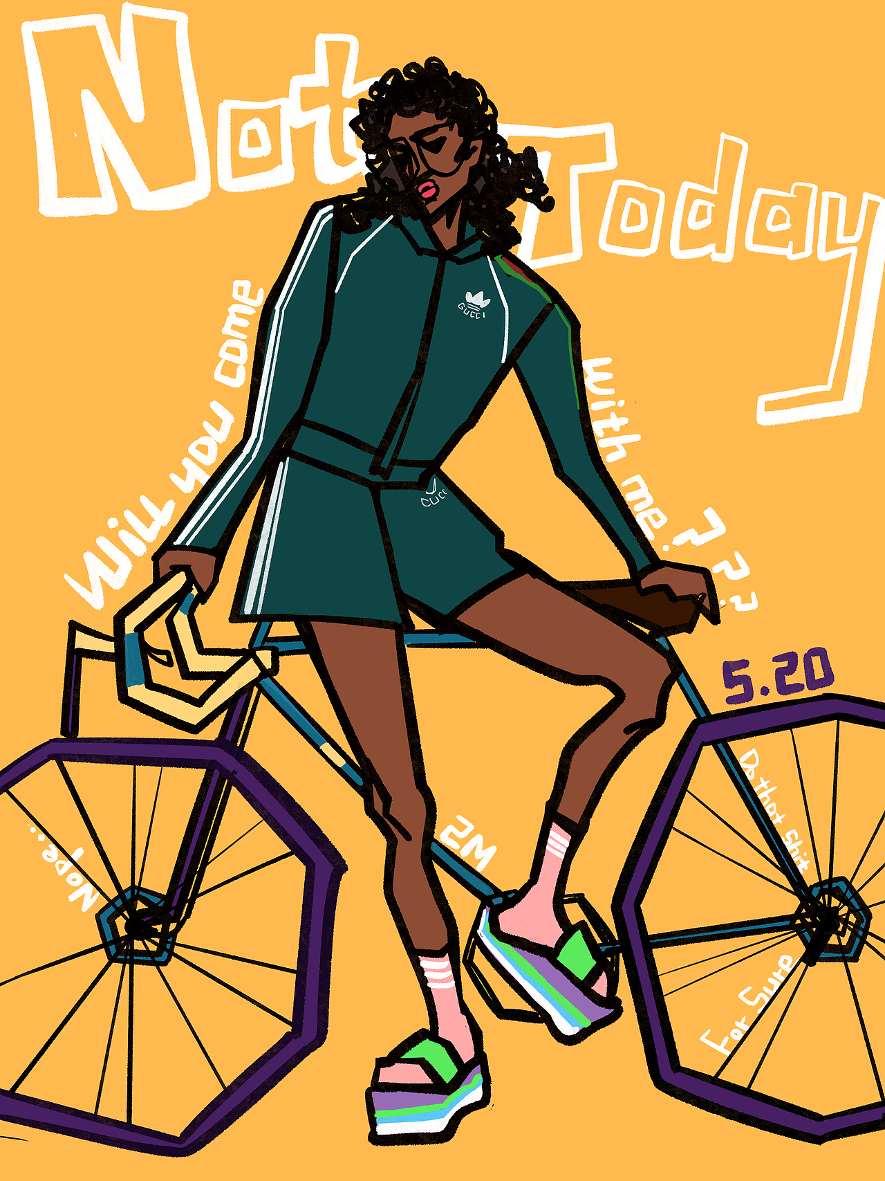 时尚潮流插画画报