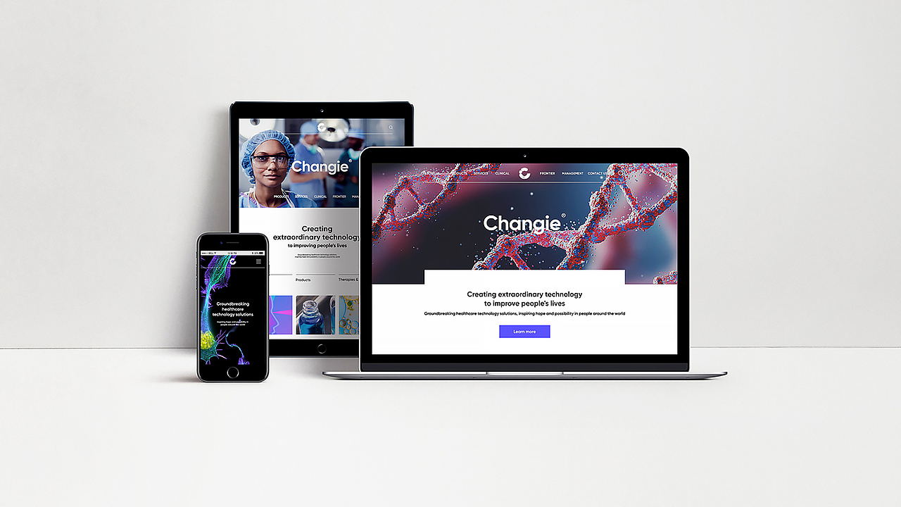 Changie医疗科技品牌logo设计/VI设计