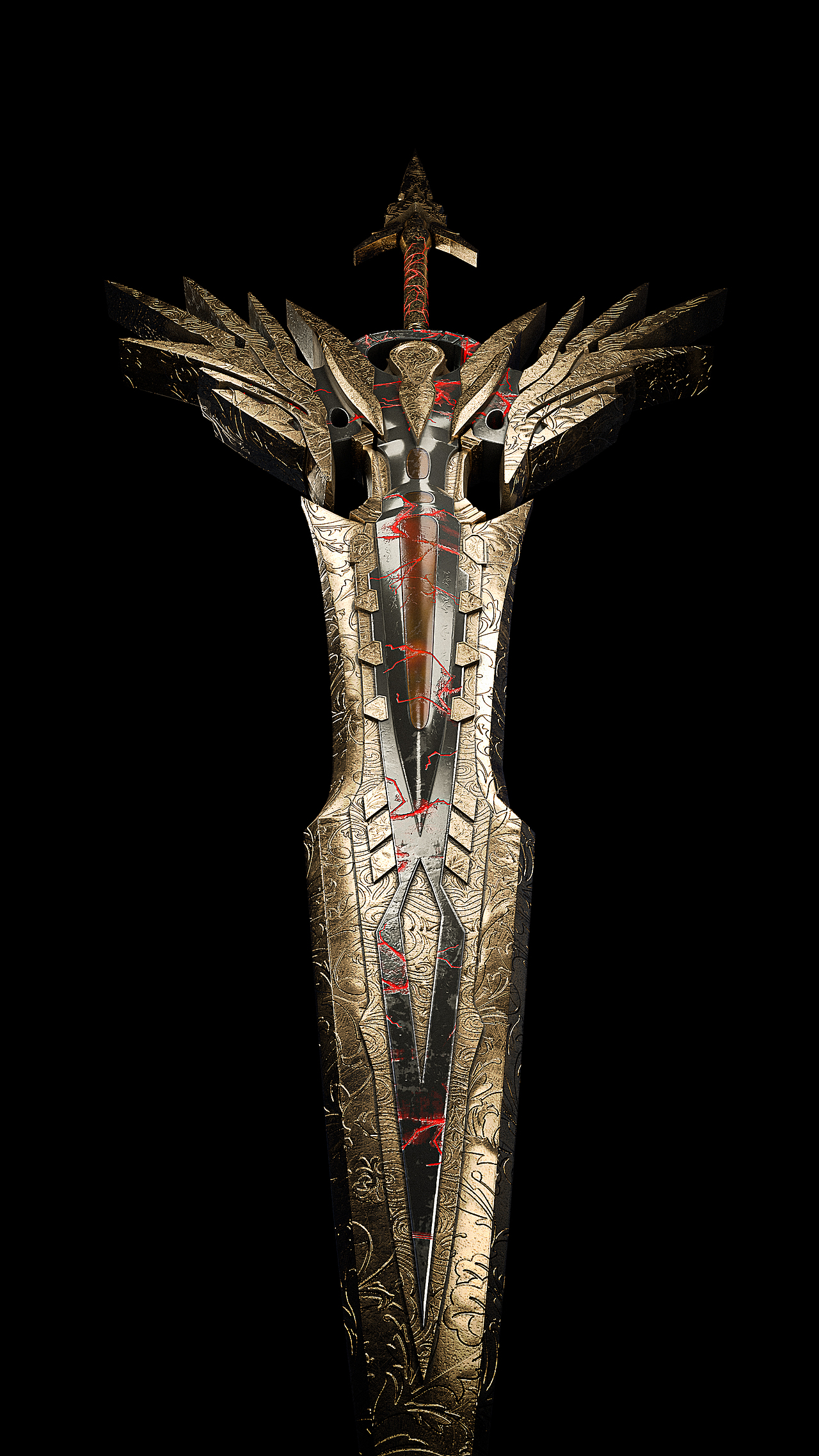 圣剑--pbr流程（图ZMzQ0ODMyOTk2） - 动画/影视 - 站酷设计师憨批玩CG原创素材 - 站酷ZCOOL