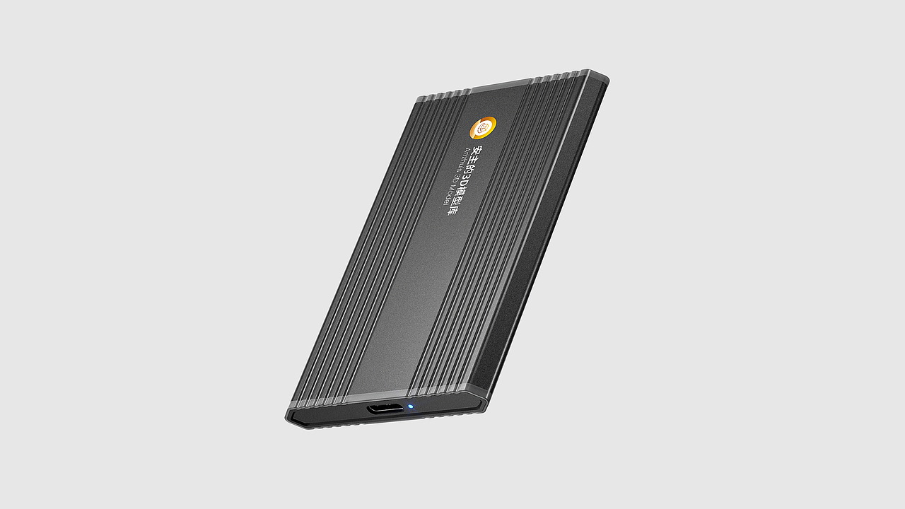 三维模型_机甲SSD移动硬盘（图ZMzU3NDI4MDAw） - 产品 - 站酷设计师安主的3D模型库原创素材 - 站酷ZCOOL