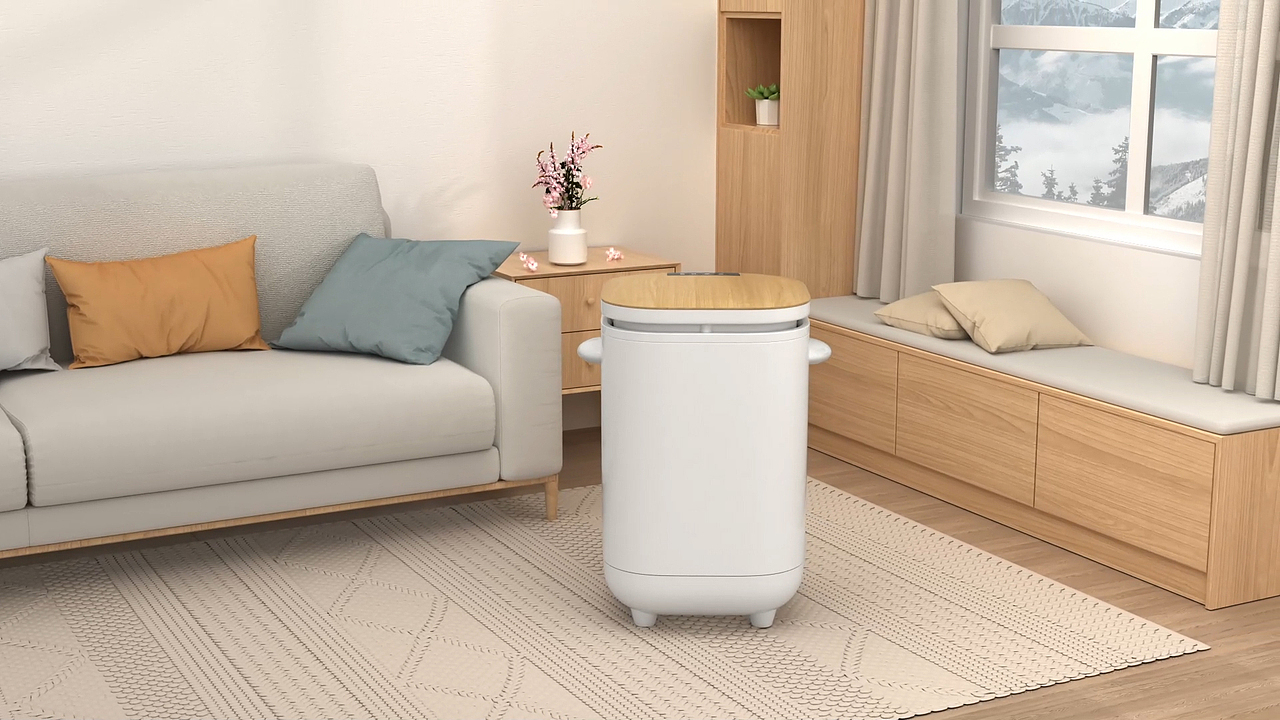 木纹毛巾桶-产品动画视频