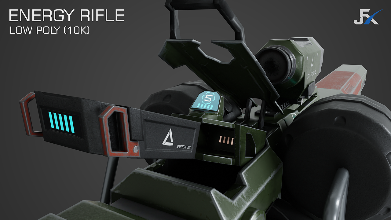 【blender】能量步枪（图ZMzQ3MDYyNjEy） - 产品 - 站酷设计师动画肝帝原创素材 - 站酷ZCOOL