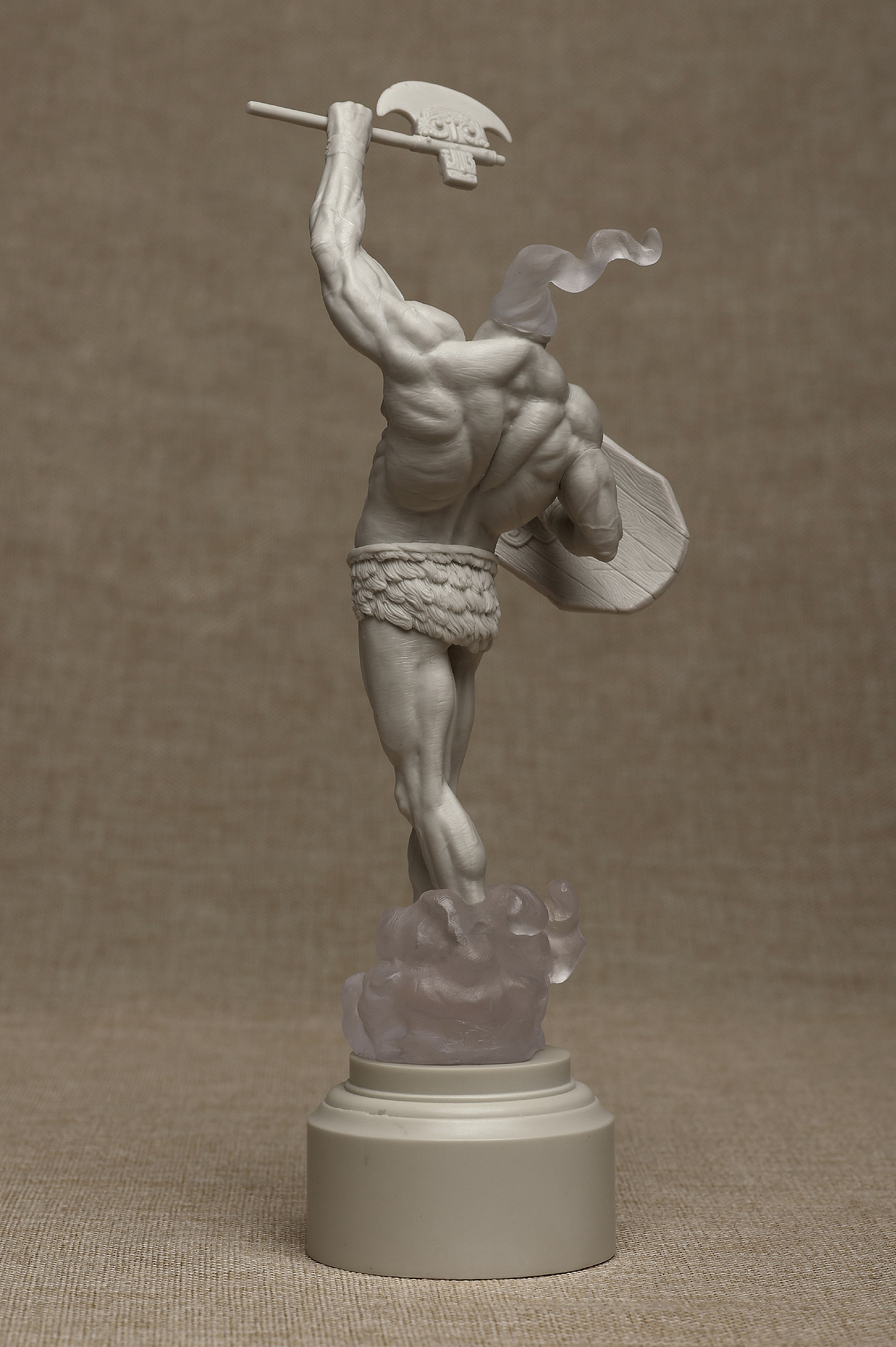 野鸽原创雕塑GK 作品---山海异兽之刑天（图ZMzQ1NTA5MzYw） - 手办/模玩 - 站酷设计师Im_野鸽原创素材 - 站酷ZCOOL