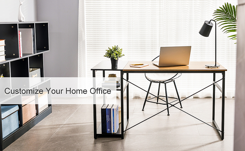 跨境电商作品展示-实拍家具-双拼写字桌