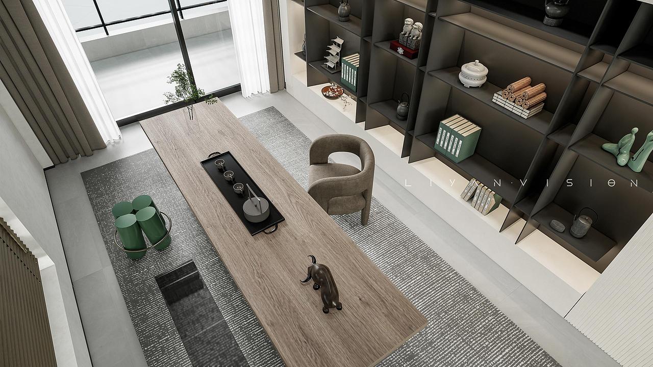 SketchUp空间表现（图ZMzEwMDEzMzQ0） - 家装设计 - 站酷设计师里研VISION原创素材 - 站酷ZCOOL