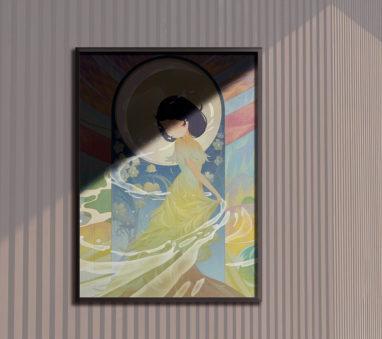 《山川之大，起舞而生》（图ZMzUxNDQ2NTQ4） - 商业插画 - 站酷设计师夏速下原创素材 - 站酷ZCOOL