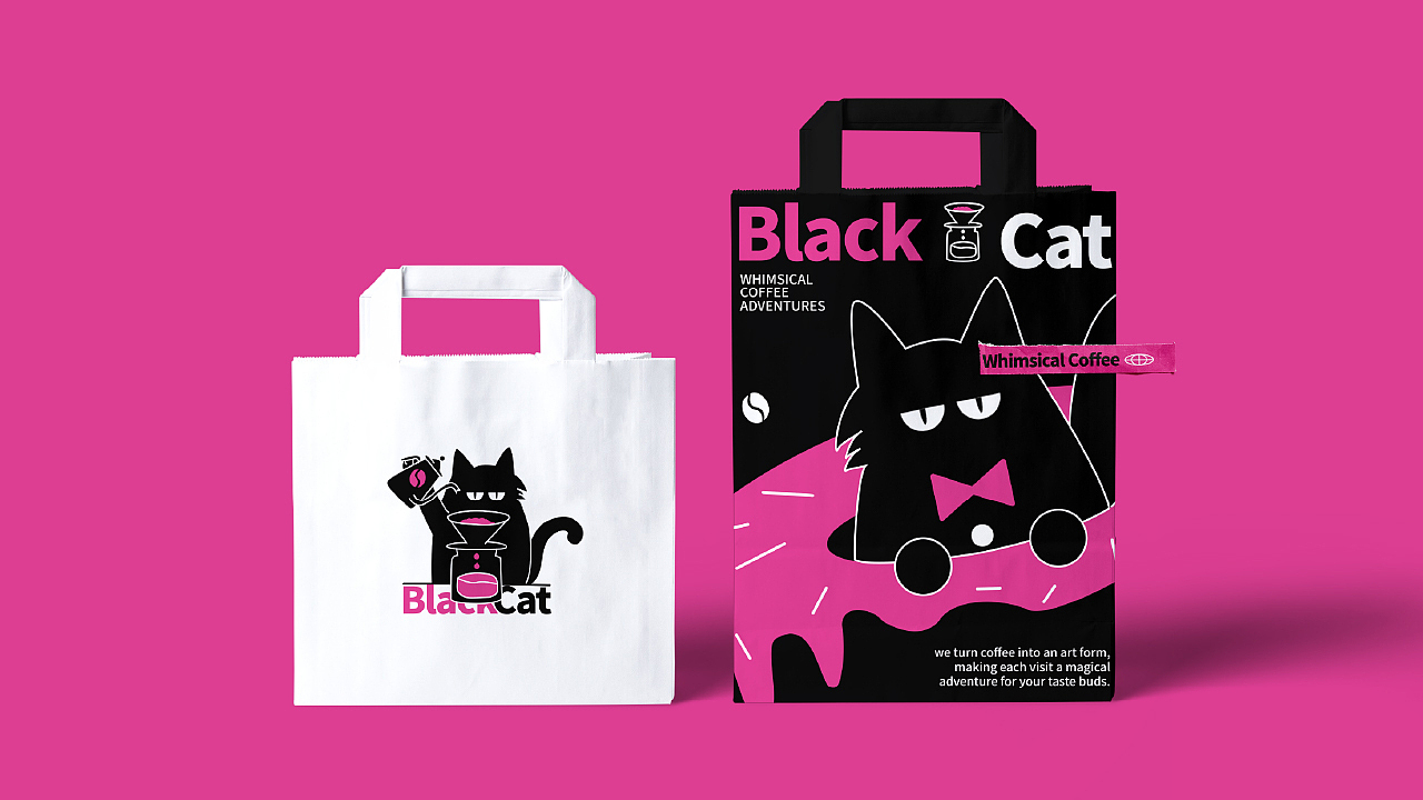 咖啡品牌设计丨Black Cat Coffee